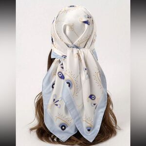 Evil eye print scarf N882